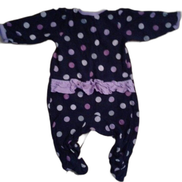 Carter's Baby Girl 3 Month Auntie Adores Me Matching Set Polka Dots & Ruffles - Picture 2 of 8